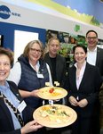 Silke Gorißen, Ministerin für Landwirtschaft und Verbraucherschutz des Landes Nordrhein-Westfalen zu Besuch am Stand von Milch NRW.