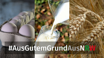 #AusGutemGrund aus NRW - Eier, Milch und Getreide