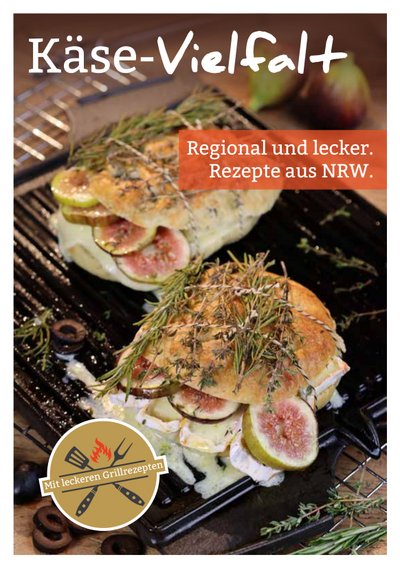 Rezeptheft zur regionalen Käsevielfalt aus NRW