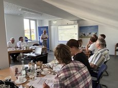 Journalisten bei der Halbjahrespressekonferenz 2026 der LV Milch NRW