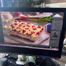 Kochergebnisse für Fotos in Szene gesetzt