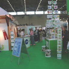 Stand der LV Milch mit Zuordnugnsspiel