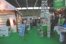 Stand der LV Milch mit Zuordnugnsspiel