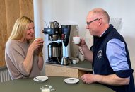 Tanja und Leonhard Grosse Kintrup in der roestbar in Muenster