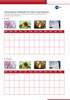 Jahreszeitenkalender als Tabelle