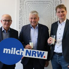 v.l.n.r.: Geschäftsführer Dr. Rudolf Schmidt, die geschäftsführenden Vorsiztenden Hans Stöcker und Benedikt Langemeier