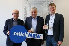 v.l.n.r.: Geschäftsführer Dr. Rudolf Schmidt, die geschäftsführenden Vorsiztenden Hans Stöcker und Benedikt Langemeier