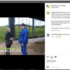 Text und Bild der Instagram Story zu Basti Bützler