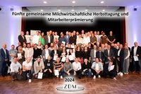 Ausgezeichnete Mitarbeiter bei der milchwirtschaftlichen Herbsttagung 2024