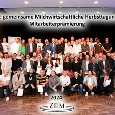 Ausgezeichnete Mitarbeiter bei der milchwirtschaftlichen Herbsttagung 2024