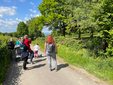 Wanderung auf dem Milchweg in Nieheim vorbei an der Flechthecke