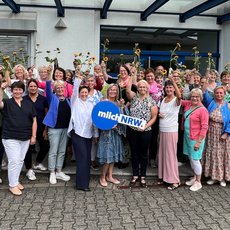 Gruppenfoto der Landfrauen von der Jubiläumsfeier