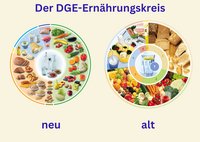 Gegenüberstellung des alten und neuen DGE-Ernährungskreises