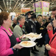 Verkostung von  Köstlichkeiten auf der Grünen Woche 2024