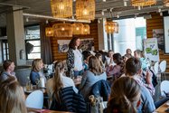 Diskussionsrunde beim Milkfluencer-Treff in Münster