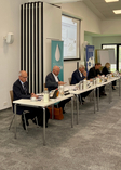 Dr. Rudolf Schmidt erläutert die aktuelle Entwicklung des Milchmarkts bei der Halbjahrespresskonferenz 2021 der LV Milch NRW