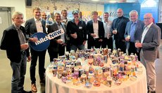 Referenten und Ehrengäste beim Forum Milch NRW 2025. V.l.n.r.: Henner Braach, Benedikt Langemeyer, Martin Dahlmann, Erich Gussen, Christoph Billmann, Doc Esser, Matthias Schulze Steinmann, Weert Baack, Markus Hübers, Hans Stöcker, Dr. Rudolf Schmidt