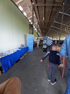 Stand der LV Milch auf dem Gut Steuwen in Krefeld-Hüls