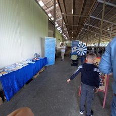 Stand der LV Milch auf dem Gut Steuwen in Krefeld-Hüls