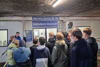 Die Hofmolkerei beim Milchhof Billmann mit Schaufenstern in den Stall