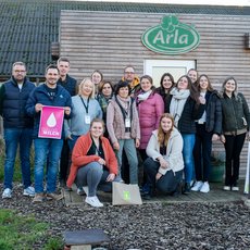 Beim 2. Milk.Fluencer-Treff von DIALOG MILCH gab es für die teilnehmenden Landwirte auf dem Arla Innovationshof in Kamp-Lintfort viele Impulse für die Hof-PR und neue Kontakte.