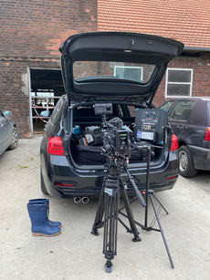 Equipment zum Dreh