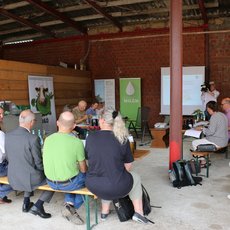 Präsentation und Diskussionsrunde bei der Halbjahrespressekonferenz der LV Milch