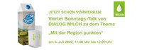 Ankündigung Sontags-Tag für Dialog Milch