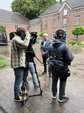 RTL interviewt den geschäftsführenden Vorsitzenden Hans Stöcker bei der Halbjahrespressekonferenz 2024