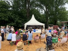 Publikum bei der Kochshow auf der LAGA in Neuss