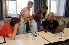 Arbeitsauftrag beim Workshop mit Austausch