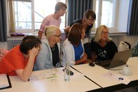 Arbeitsauftrag beim Workshop mit Austausch