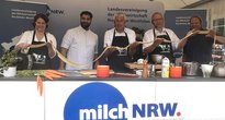 Teilnehmer der 2. Kochshow auf der LAGA in Neuss