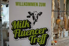 Rollup als Ankündigung zum MilkFluencer Treff
