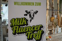 Rollup als Ankündigung zum MilkFluencer Treff