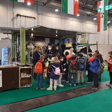 Stand der LV Milch auf derMesse Mode, heim und Handwerk in Essen