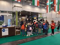 Stand der LV Milch auf derMesse Mode, heim und Handwerk in Essen