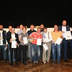 Team der Molkerei Naarmann bei der DLG-Prämierung 2022 in Mülheim