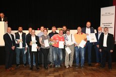 Team der Molkerei Naarmann bei der DLG-Prämierung 2022 in Mülheim