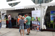 Stand von Ernährung NRW und #AusGutemGrundAusNRW