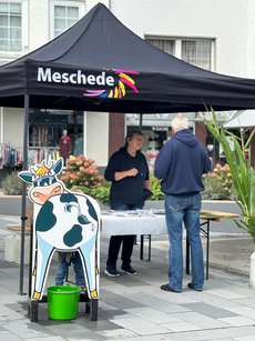 Stand der LV Milch beim Tag der Landwirtschaft in Meschede