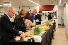 Die Branchenvertreter ließen es sich schmecken
