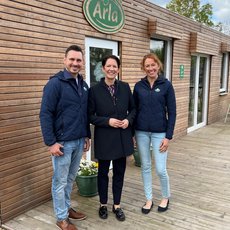 NRW-Landwirtschaftsministerin Silke Gorißen zu Besuch beim Hof Anhamm