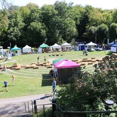 Veranstaltungsgelände Schloss Homburg beim Berg. Landschaftstag