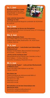 Programm zu Milchwoche 2024