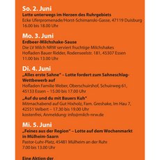 Programm zu Milchwoche 2024