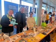 Stand der LV Milch NRW bei der Vorankündigung zur Gründen Woche 2025