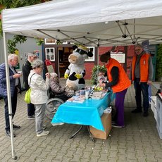 Aktion mit Milchshakes in der Milchwoche