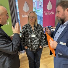 „Zwei Branchen – ein Dialog“ Dialog Milch-Veranstaltungen für Journalismus und Landwirtschaft - hier auf dem Journalistentag 2023