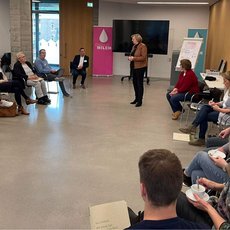 Am Training „Geistig und körperlich fit“ im kult in Vreden nahmen Landwirte, Journalisten und Verbandsvertreterteil.